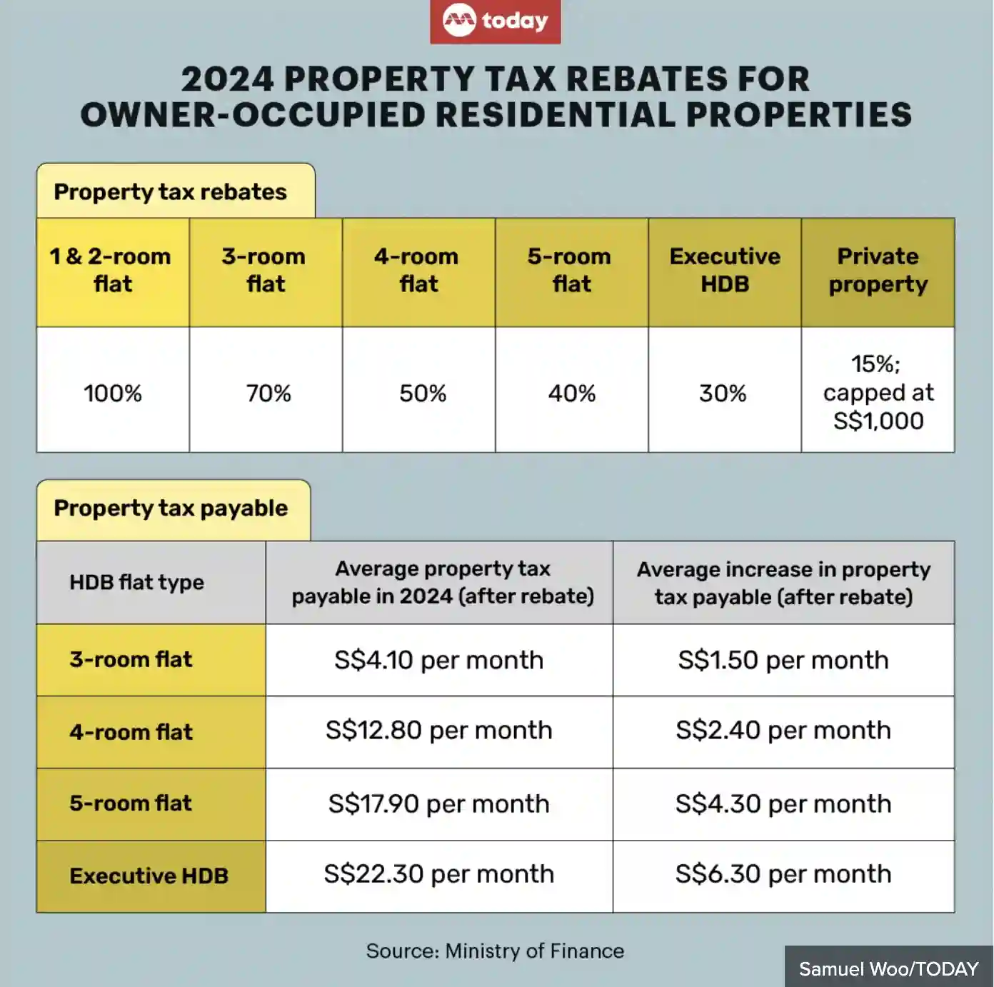 One-Off Rebate For Owner-Occupied Homes In 2024. Source: Today